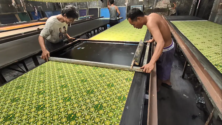 Meja Manual Screen Printing